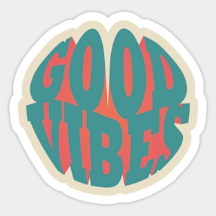 good vibes Sticker